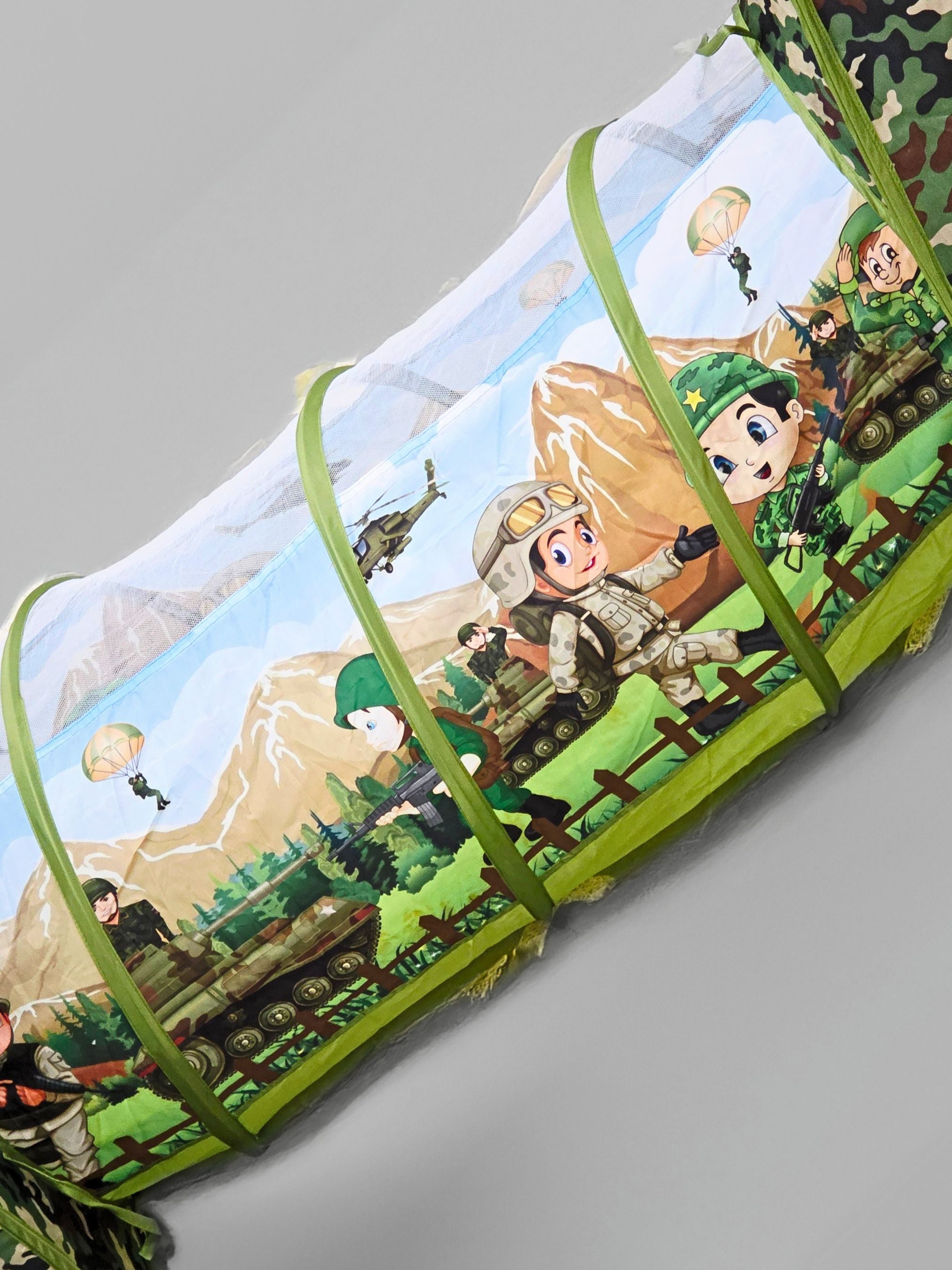 Army Tent Tunnel Play Set 2 Tents With Connecting Tunnel For Kids army-tent-tunnel-play-set-2-tents-with-connecting-tunnel-for-kids