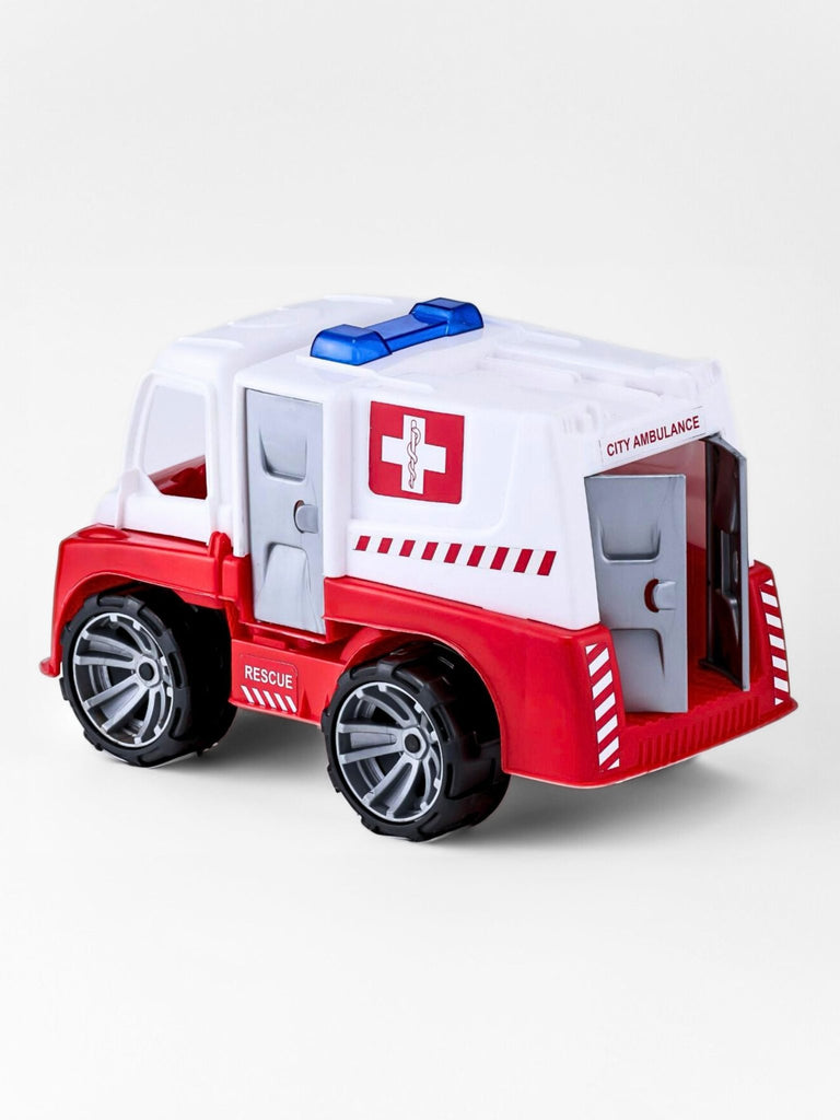 CITY AMBULANCE -Friction Toy- UATOYS