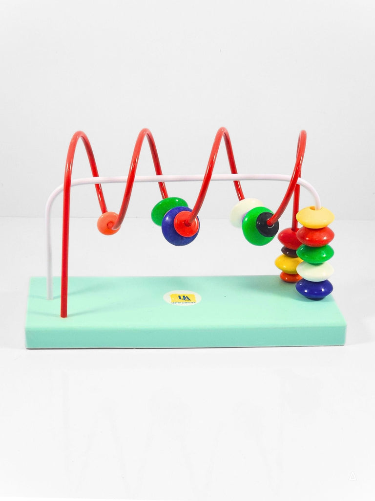 COUNTING BEADS SPIRAL AND STRAIGHT -WOODEN TOYS- UATOYS