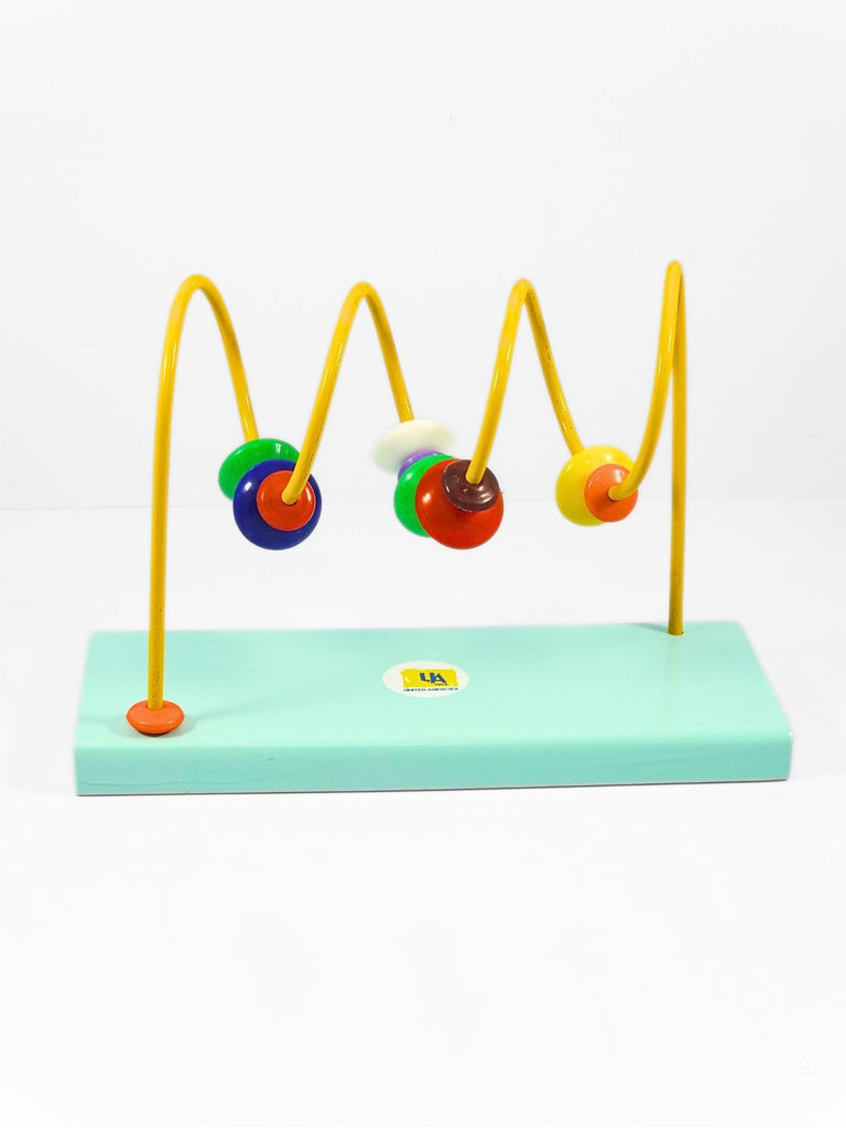 COUNTING BEADS SPRIAL -WOODEN TOYS- UATOYS