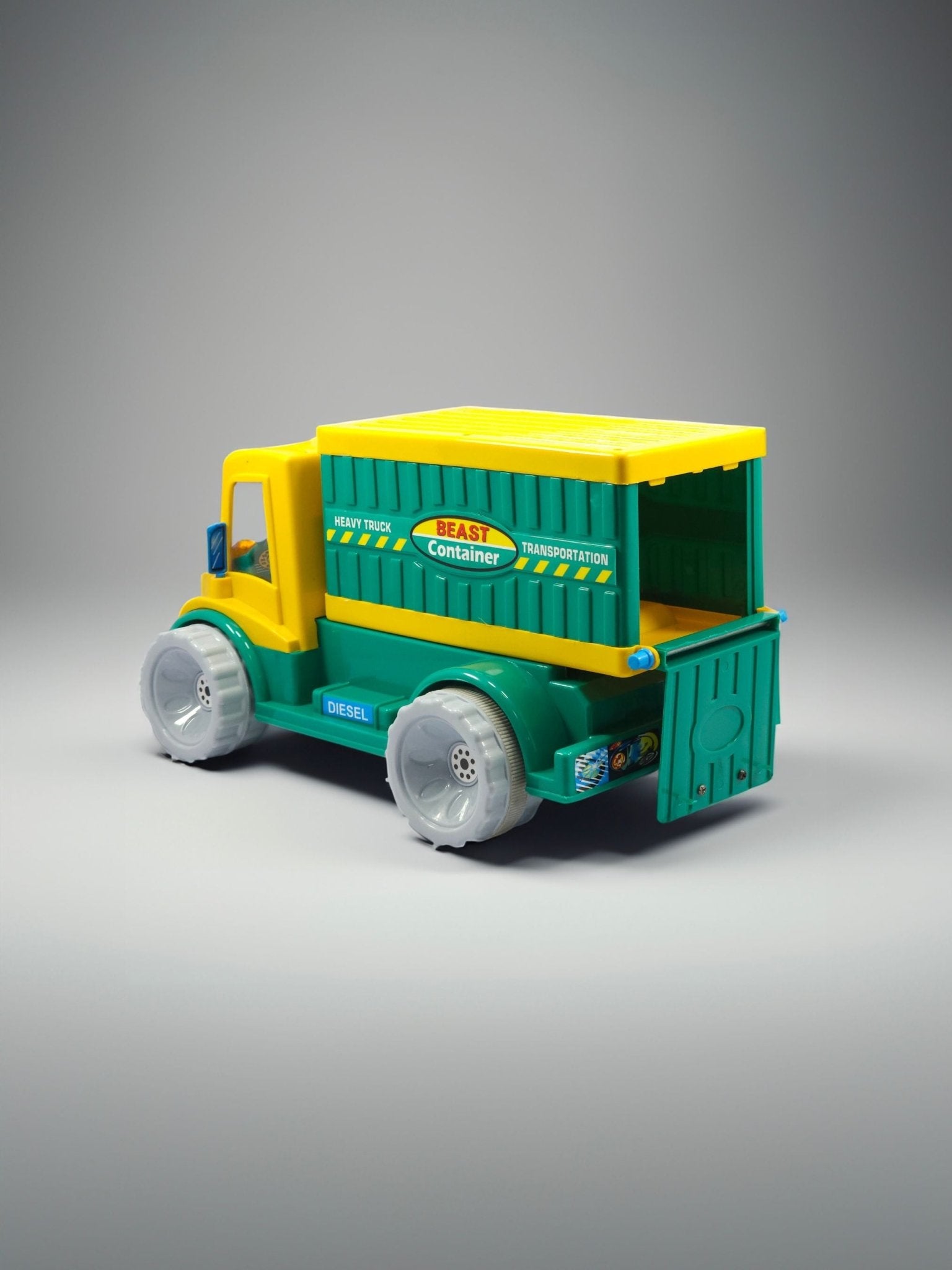 Container Loader Toy Beast Container Truck - Big Cargo Friction Toy for Kids – UATOYS