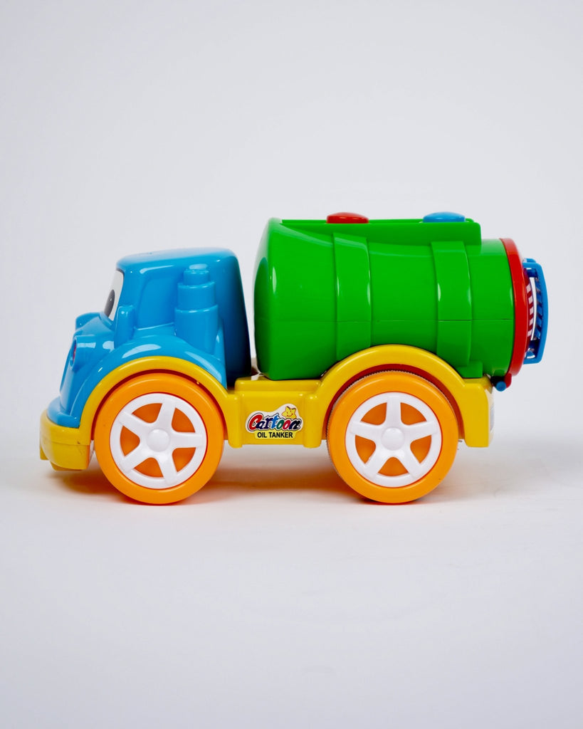 CARTOON OIL TANKER -Friction Toy- UATOYS