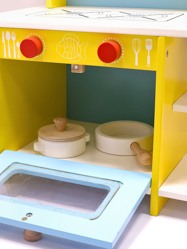 DIY KITCHEN COUNTER -WOODEN TOYS- UATOYS