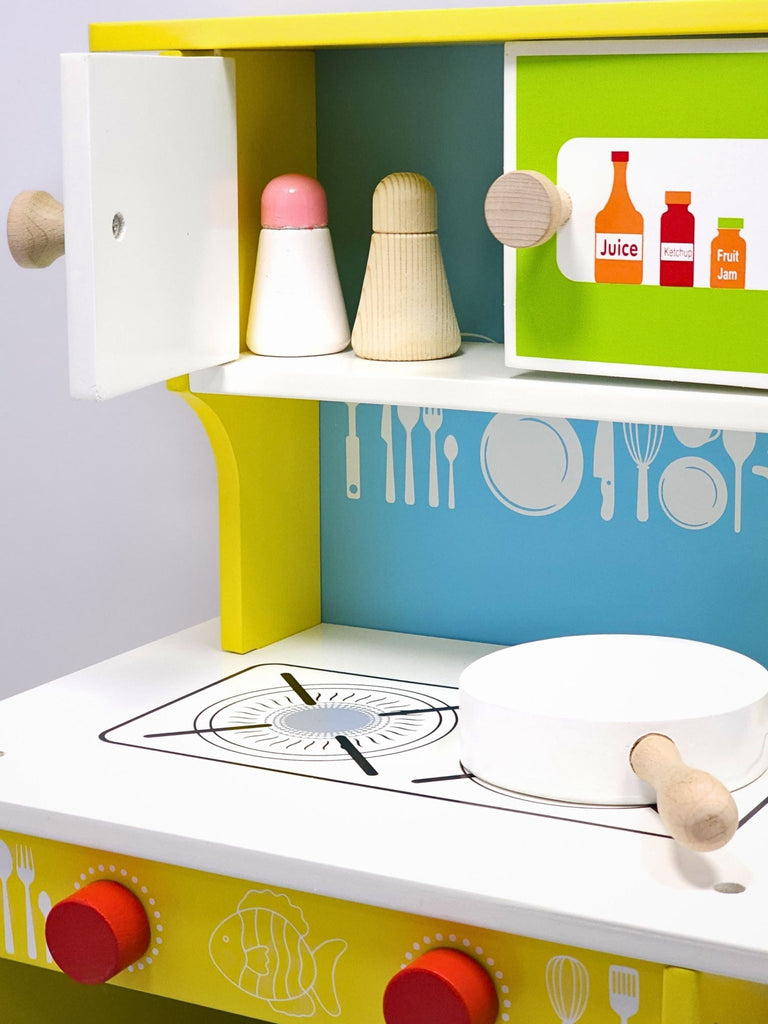 DIY KITCHEN COUNTER -WOODEN TOYS- UATOYS