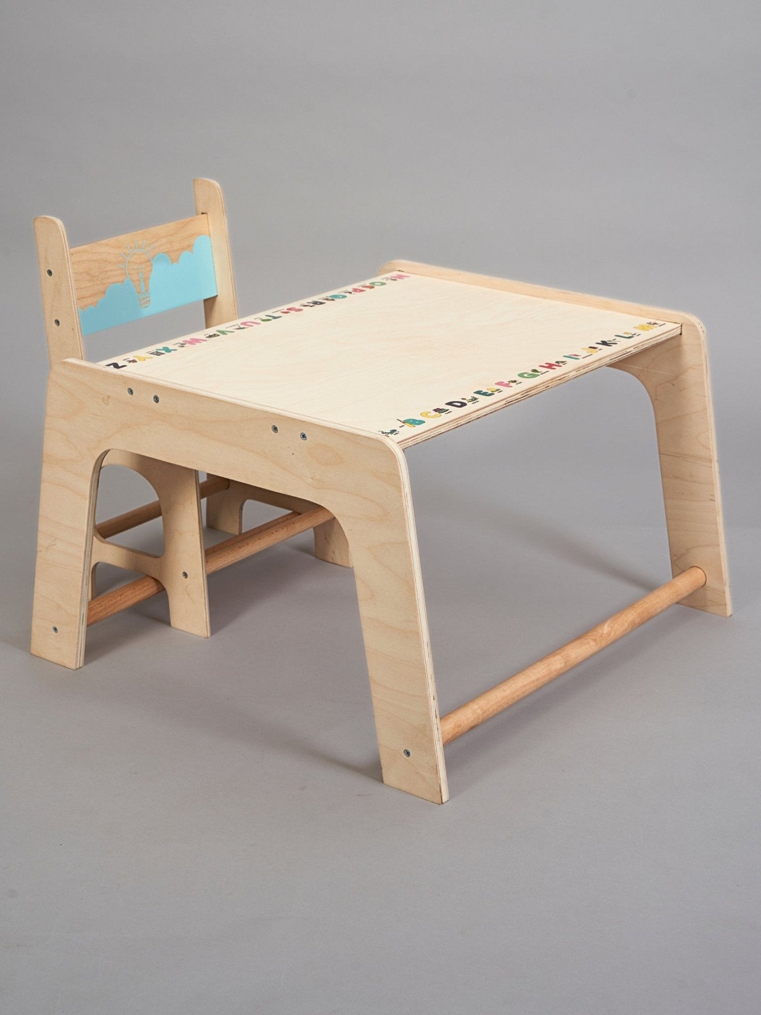 Build Play with the DIY Wooden Table Chair Set – UATOYS