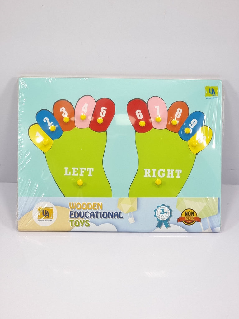 DOUBLE FEET PUZZLE -WOODEN TOYS- UATOYS