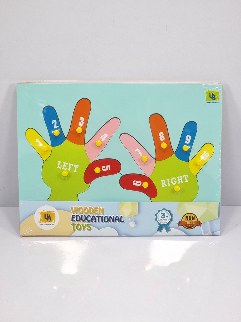 DOUBLE HAND NUMBER PUZZLE -WOODEN TOYS- UATOYS