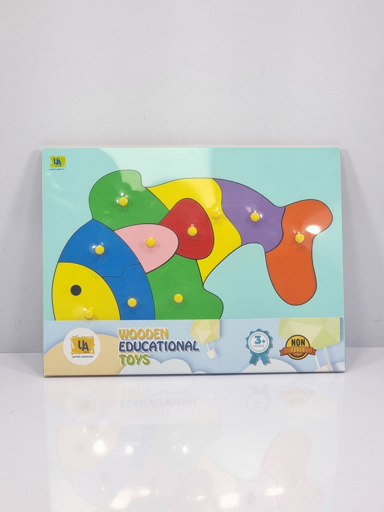 FISH WOODEN PUZZLE -WOODEN TOYS- UATOYS