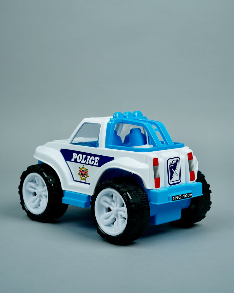 INDO POLICE JEEP -Friction Toy- UATOYS