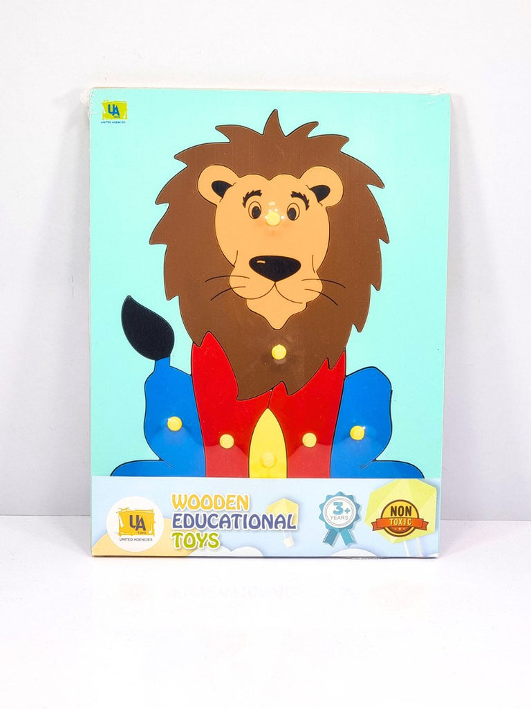 LION WOODEN PUZZLE -WOODEN TOYS- UATOYS