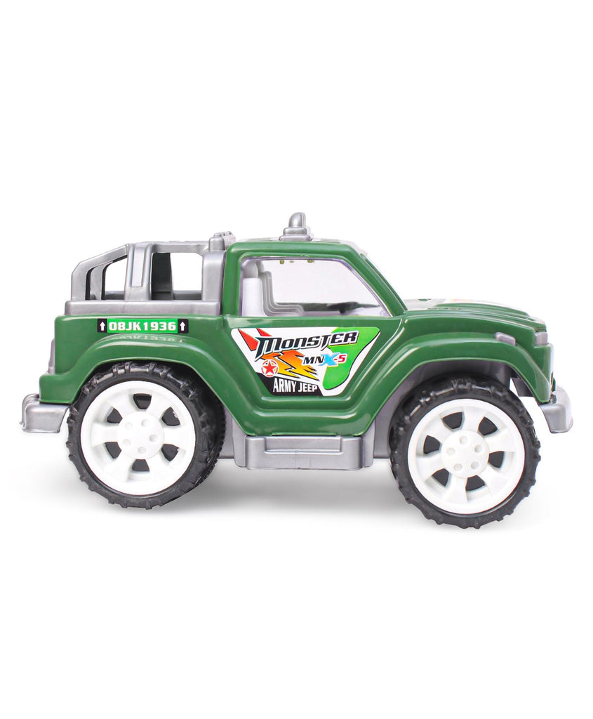 MONSTER ARMY JEEP -Friction Toy- UATOYS