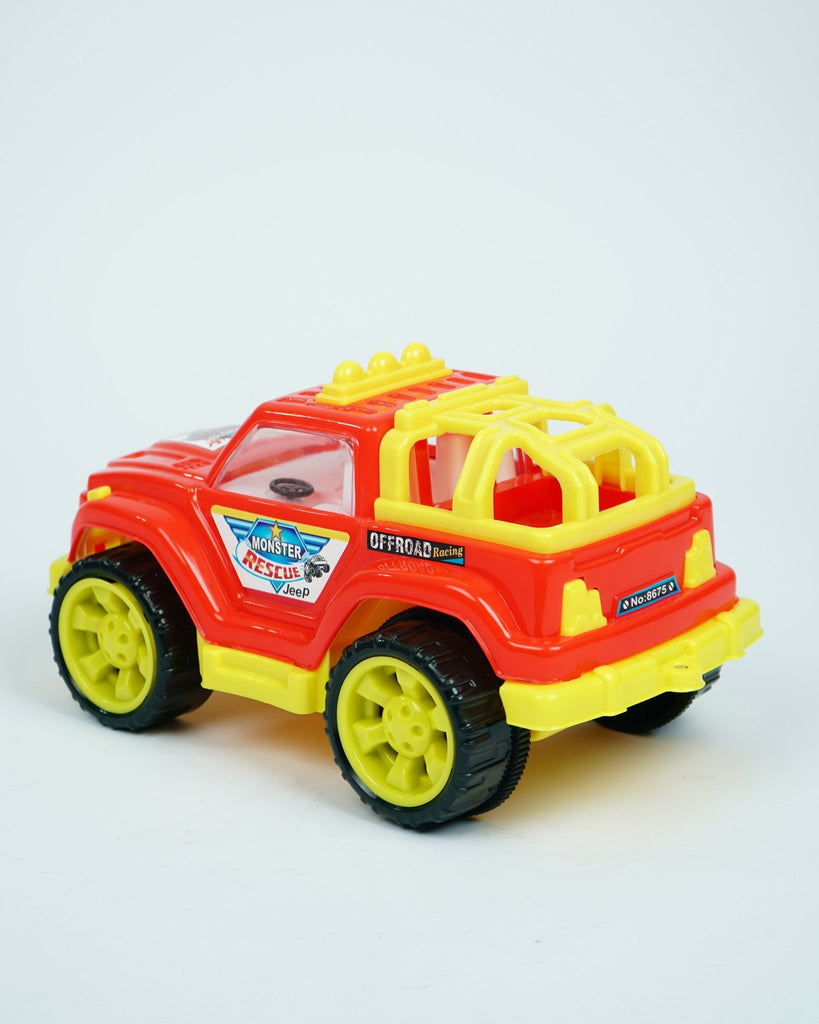 MONSTER RESCUE JEEP -Friction Toy- UATOYS