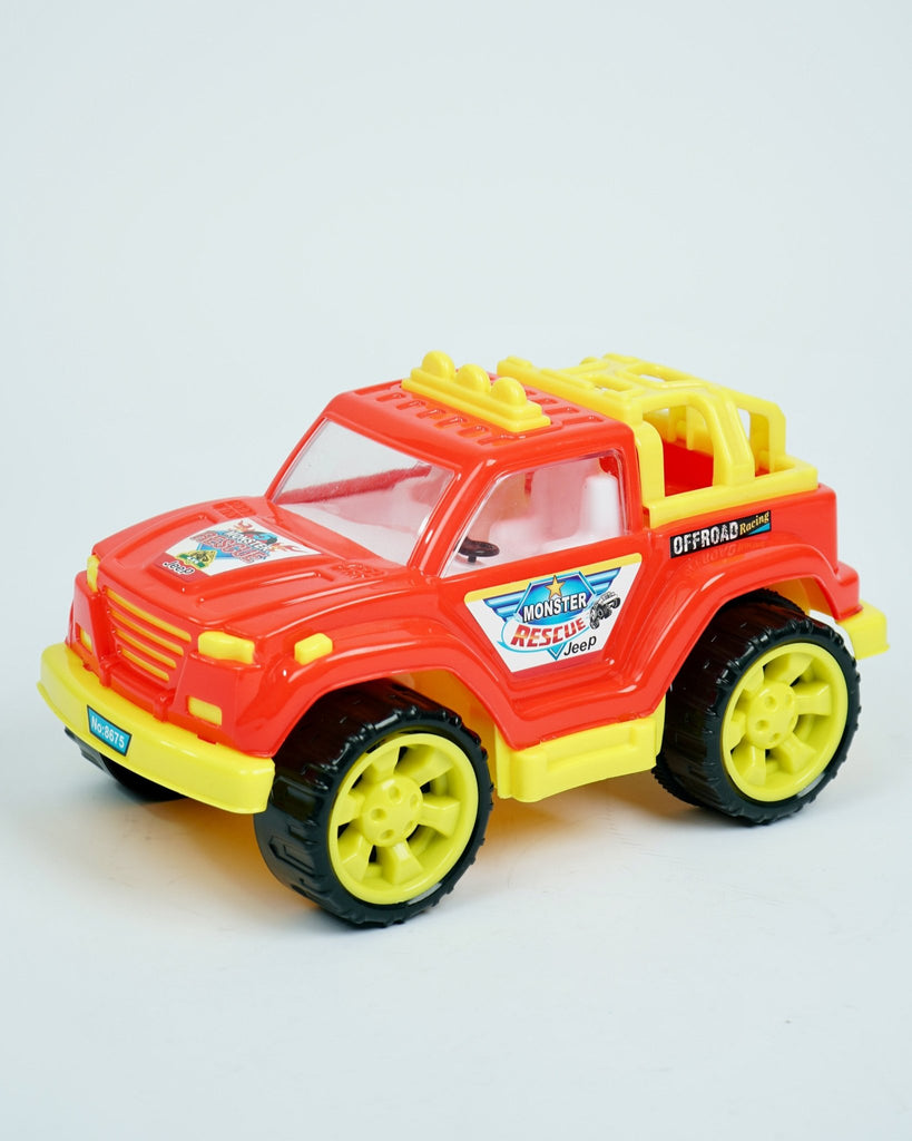 MONSTER RESCUE JEEP -Friction Toy- UATOYS