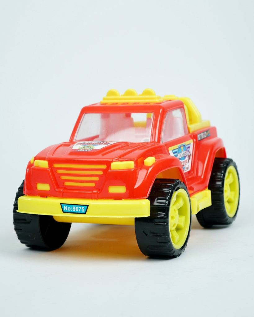 MONSTER RESCUE JEEP -Friction Toy- UATOYS