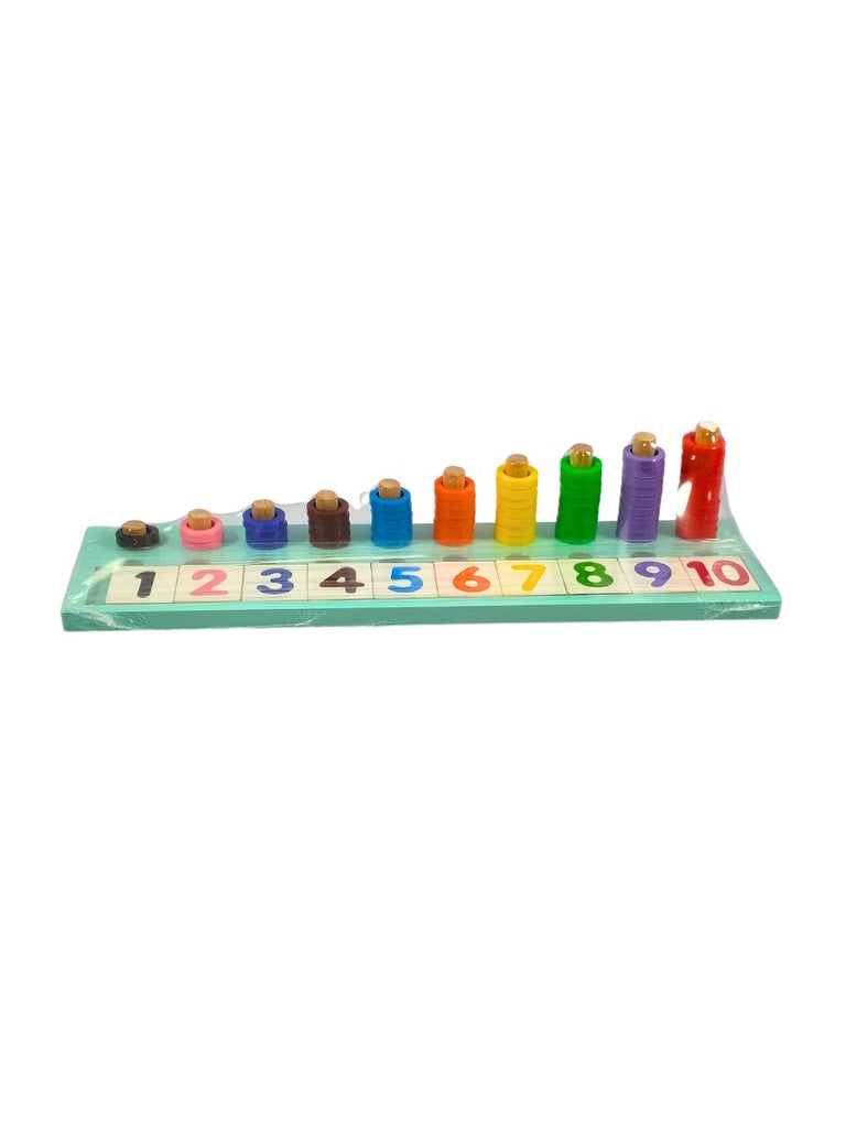 NUMBER TILES ABACUS WOODEN -WOODEN TOYS- UATOYS