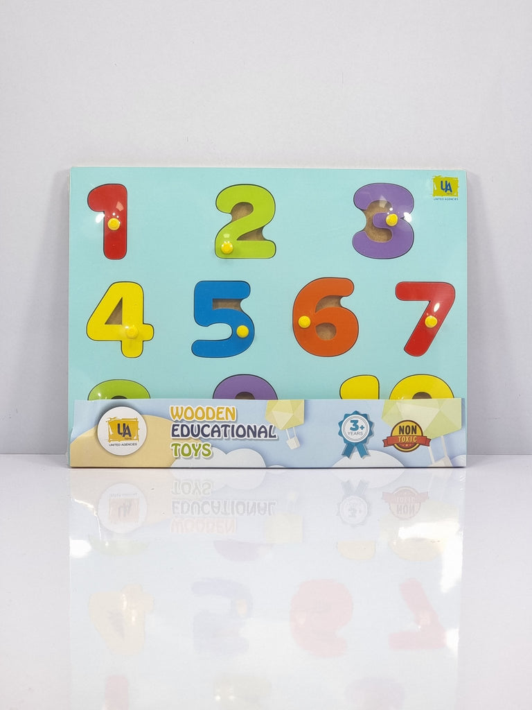 Numbers Puzzle (1-10) -WOODEN TOYS- UATOYS