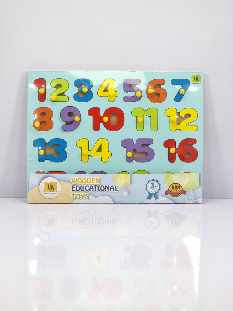 Numbers puzzle (1-20) -WOODEN TOYS- UATOYS