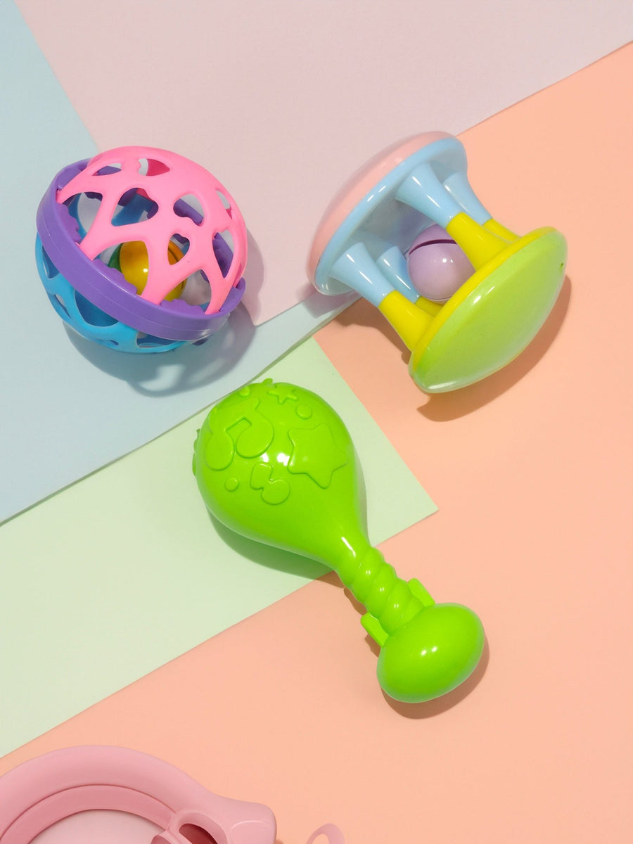 Pastel Rattle Combo Set for Infants | UATOYS