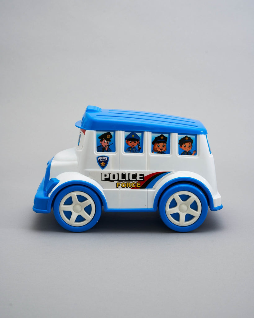 POLICE FORCE BUS -Friction Toy- UATOYS