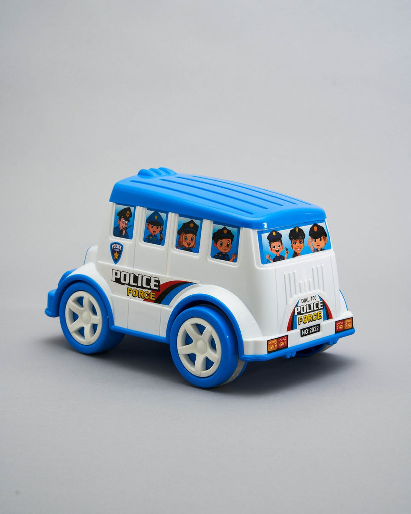 POLICE FORCE BUS -Friction Toy- UATOYS