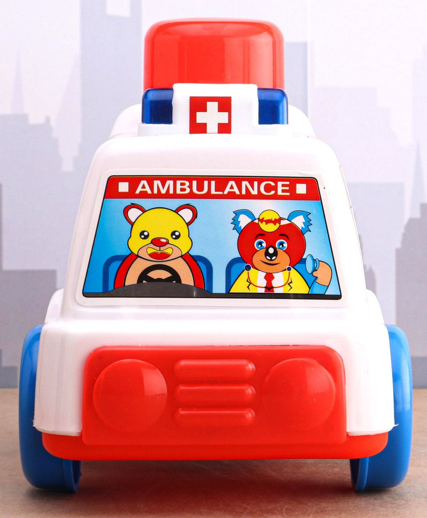 PUSH 'N' GO AMBULANCE -Push & Spin, Go- UATOYS