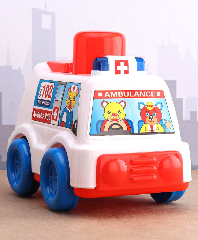 PUSH 'N' GO AMBULANCE -Push & Spin, Go- UATOYS