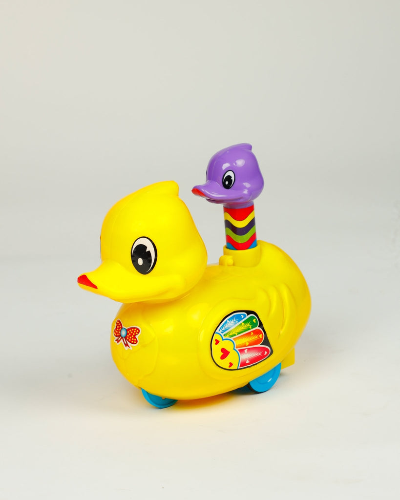 PUSH-N-GO DUCK FAMILY -Push & Spin, Go- UATOYS