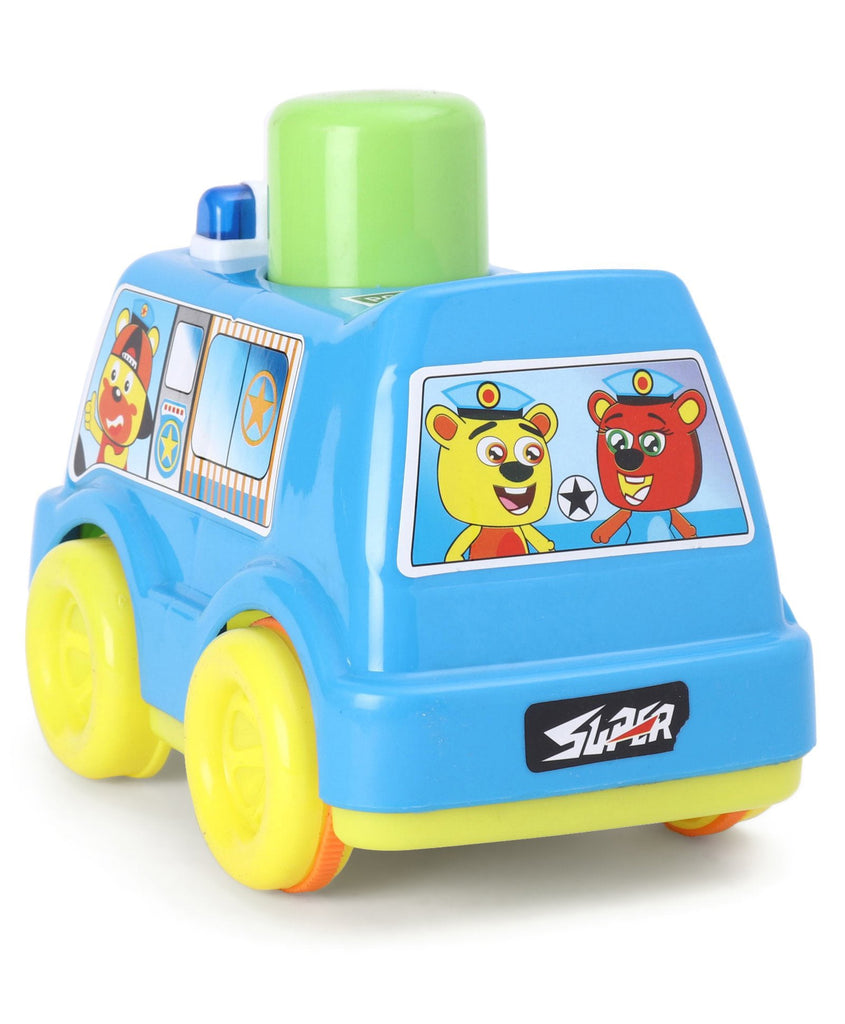 PUSH 'N' GO POLICE WAGON -Push & Spin, Go- UATOYS