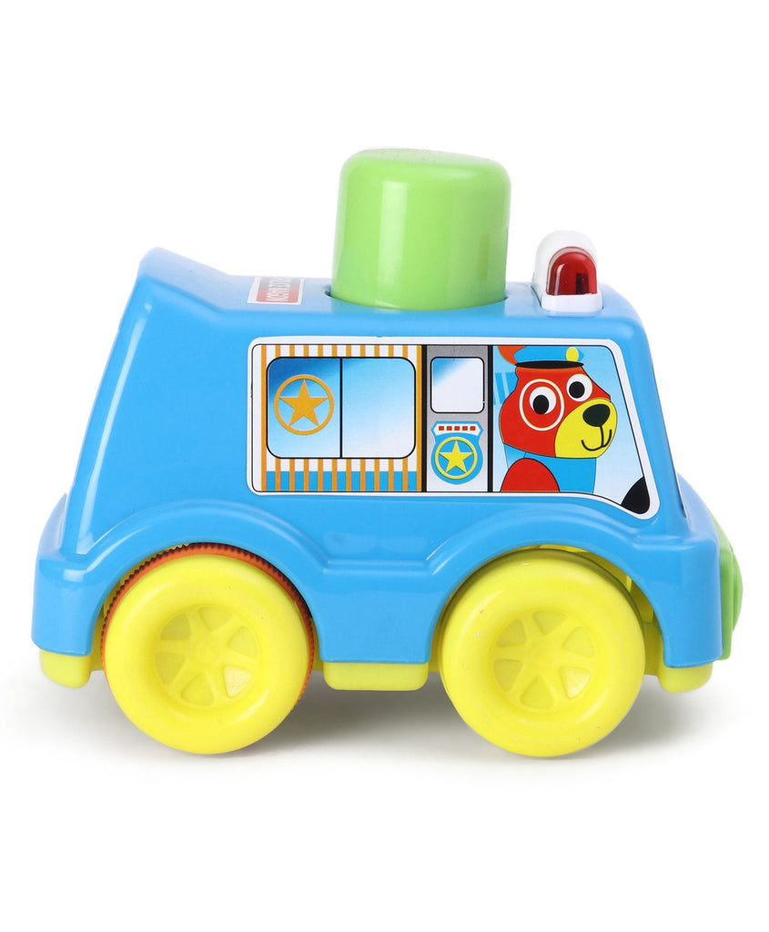 PUSH 'N' GO POLICE WAGON -Push & Spin, Go- UATOYS