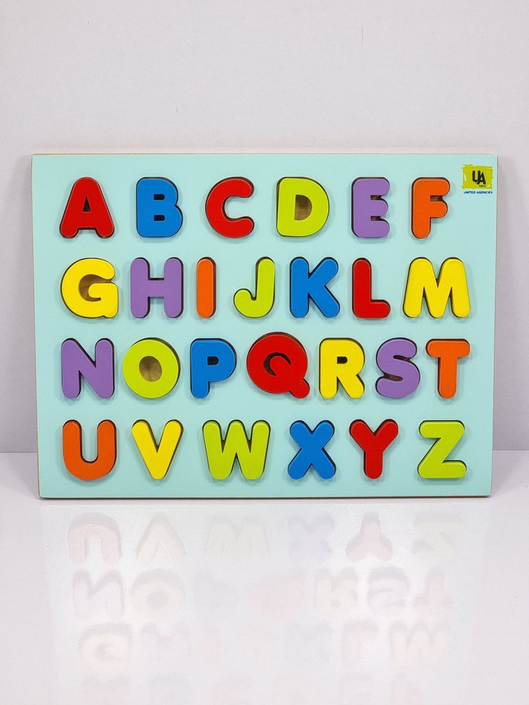 RAISED ENGLISH UPPERCASE -WOODEN TOYS- UATOYS