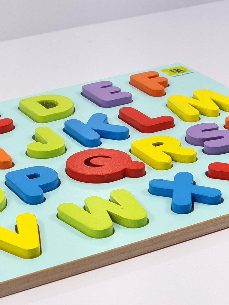 RAISED ENGLISH UPPERCASE -WOODEN TOYS- UATOYS