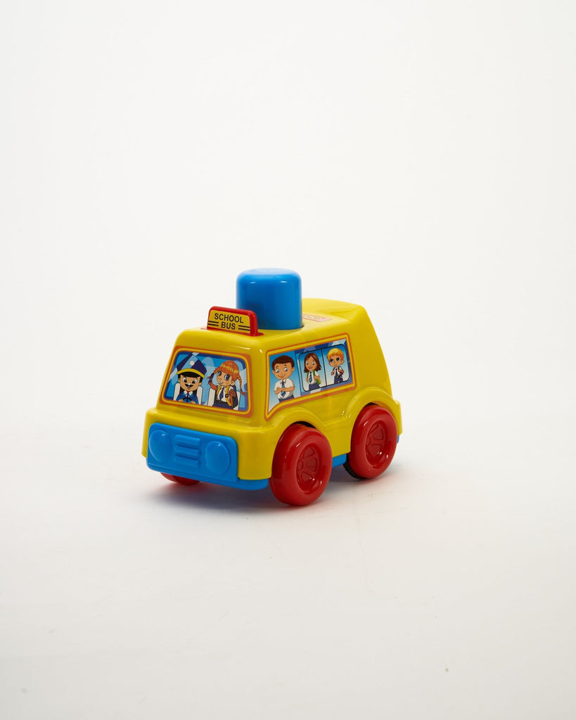 SCHOOL BUS PUSH N GO -Push & Spin, Go- UATOYS