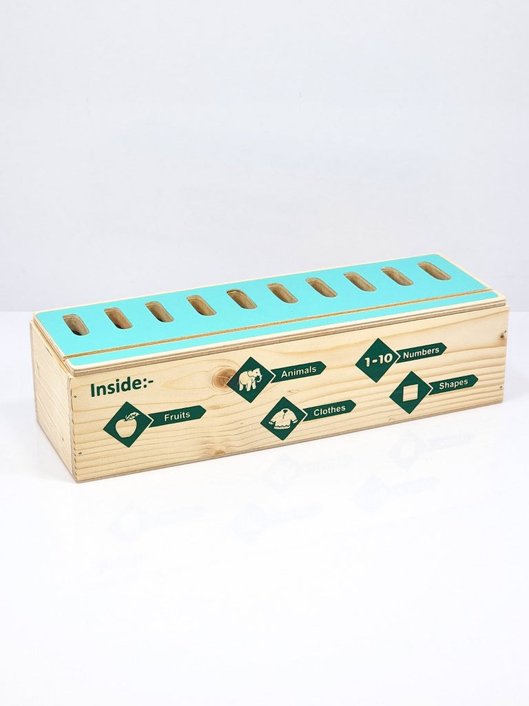 WOODEN OBJECT SORTING BOX -WOODEN TOYS- UATOYS